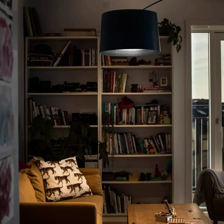 Superior Foscarini Twiggy rotating ceiling lamp crafted in dark fiberglass-based composite with liquid coating