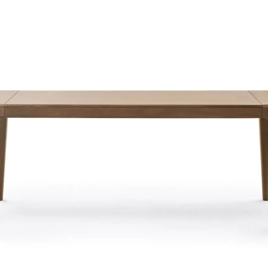 Sophisticated Pacini & Cappellini Fashion table crafted in solid ash wood with a wood veneered top and smooth matte finish