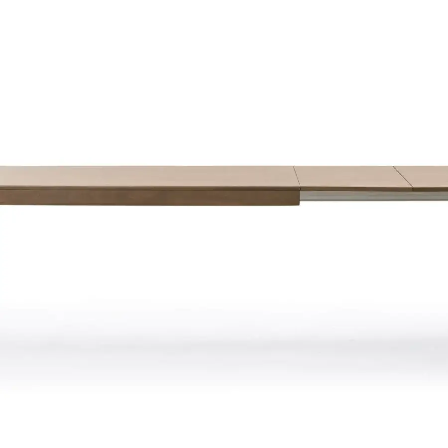 Elegant Pacini & Cappellini Fashion table crafted in Italy with wood veneered ash and solid ash, showcasing a smooth matte finish