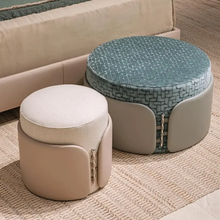 Bow Ottoman #1
