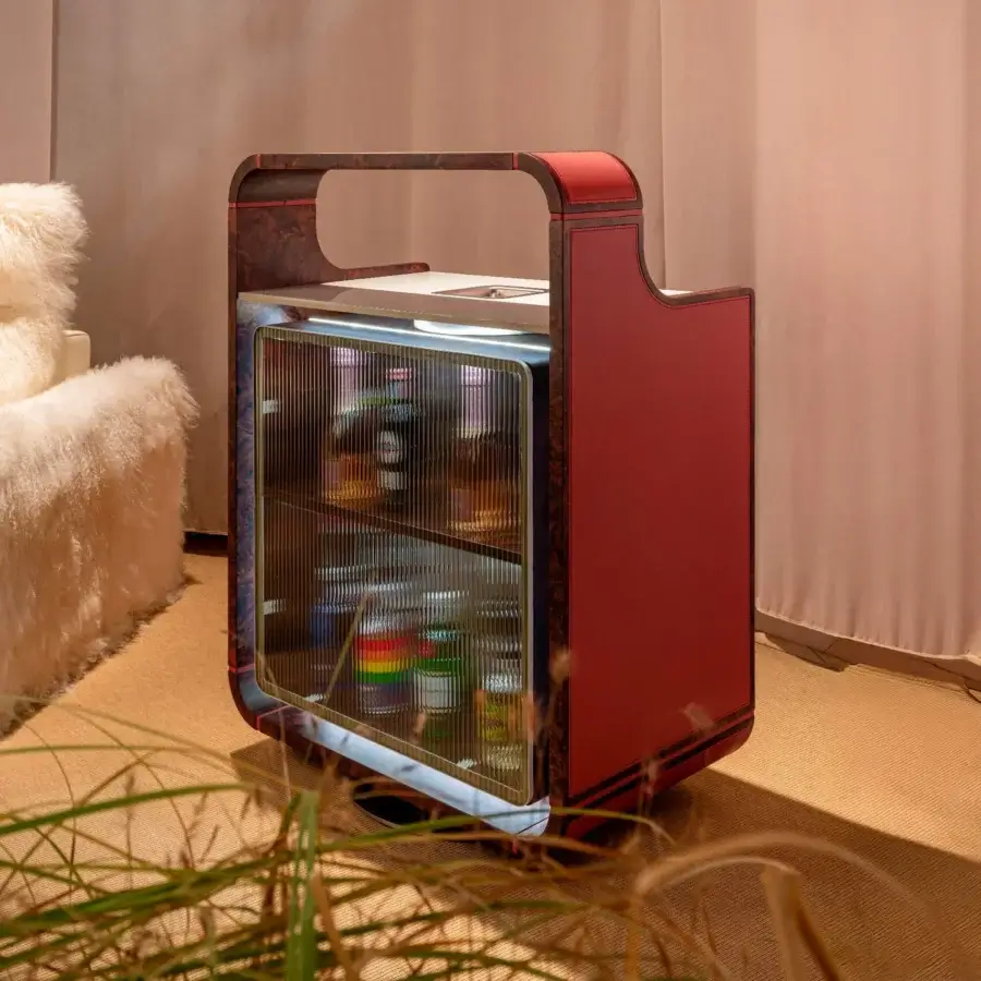 Hugo Wood Bar With Glass Froster #2
