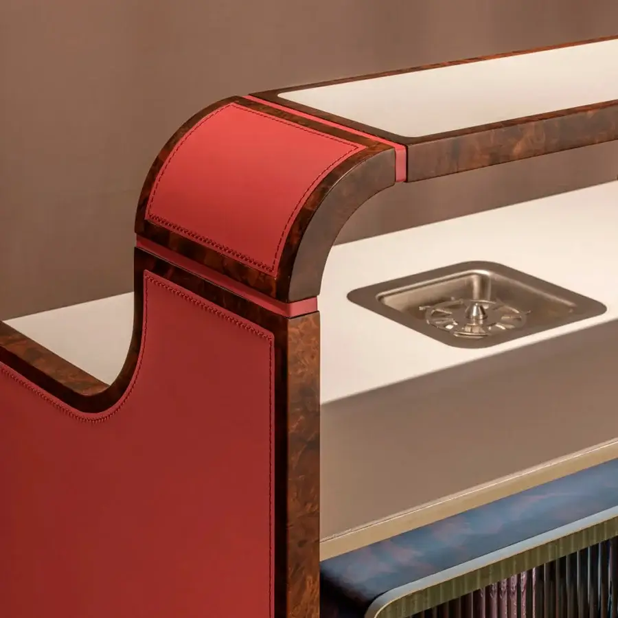 Hugo Wood Bar With Glass Froster #3