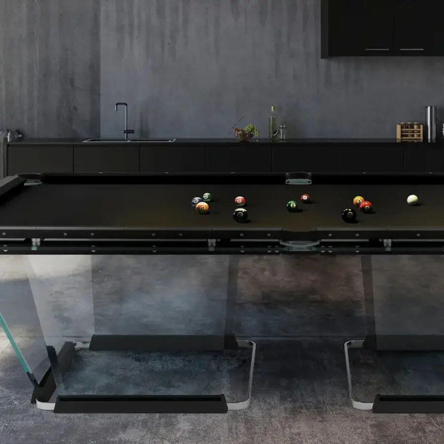 Plano T 1.1 Black Pool Table #9