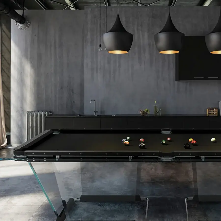 Plano T 1.1 Black Pool Table #10