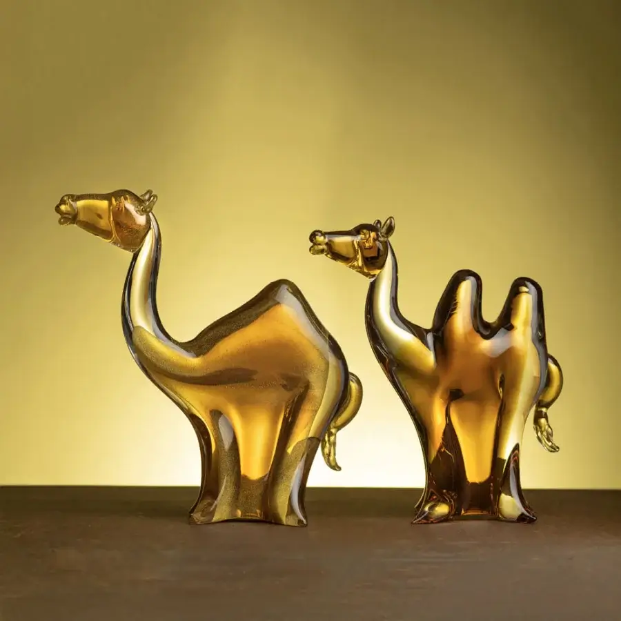 Camel & Dromedary Decorative Sculpture #1