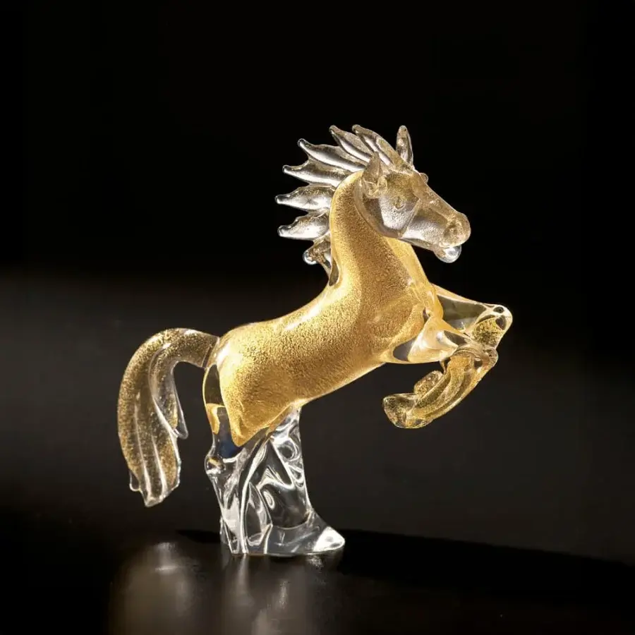 Horse Rearing Decorative Sculpture #2