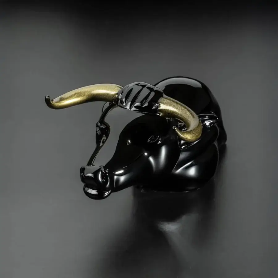 Ox's Head Decorative Sculpture #2
