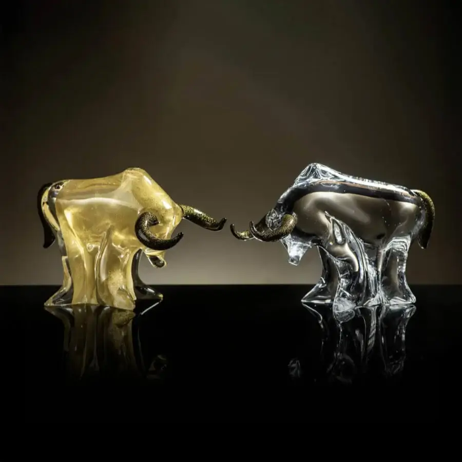 Ox Stylized Decorative Sculpture #1