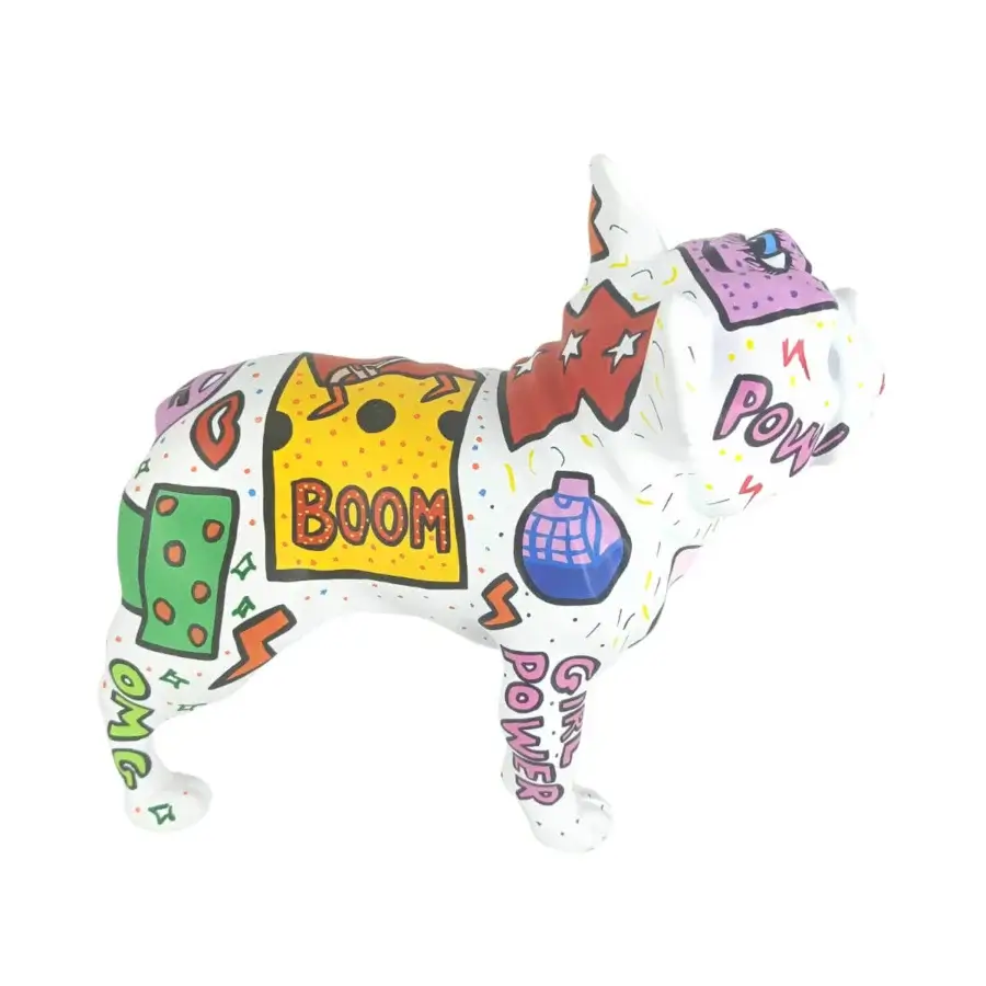 French Bulldog - White Pat-Pop #3