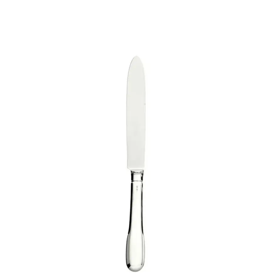 Superior Schiavon Scudo cutlery crafted from silver-plated alpaca with glossy smooth finish and balanced form