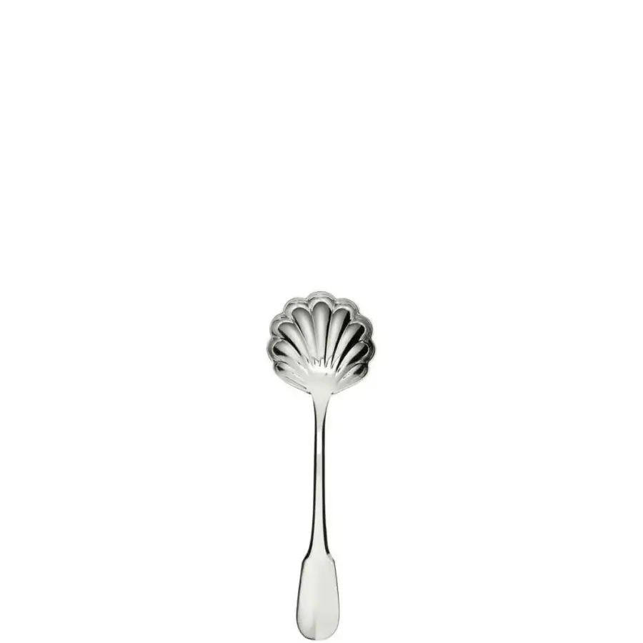 Elegant Schiavon Scudo Cheese Cutlery set crafted from silver-plated alpaca with a polished glossy finish