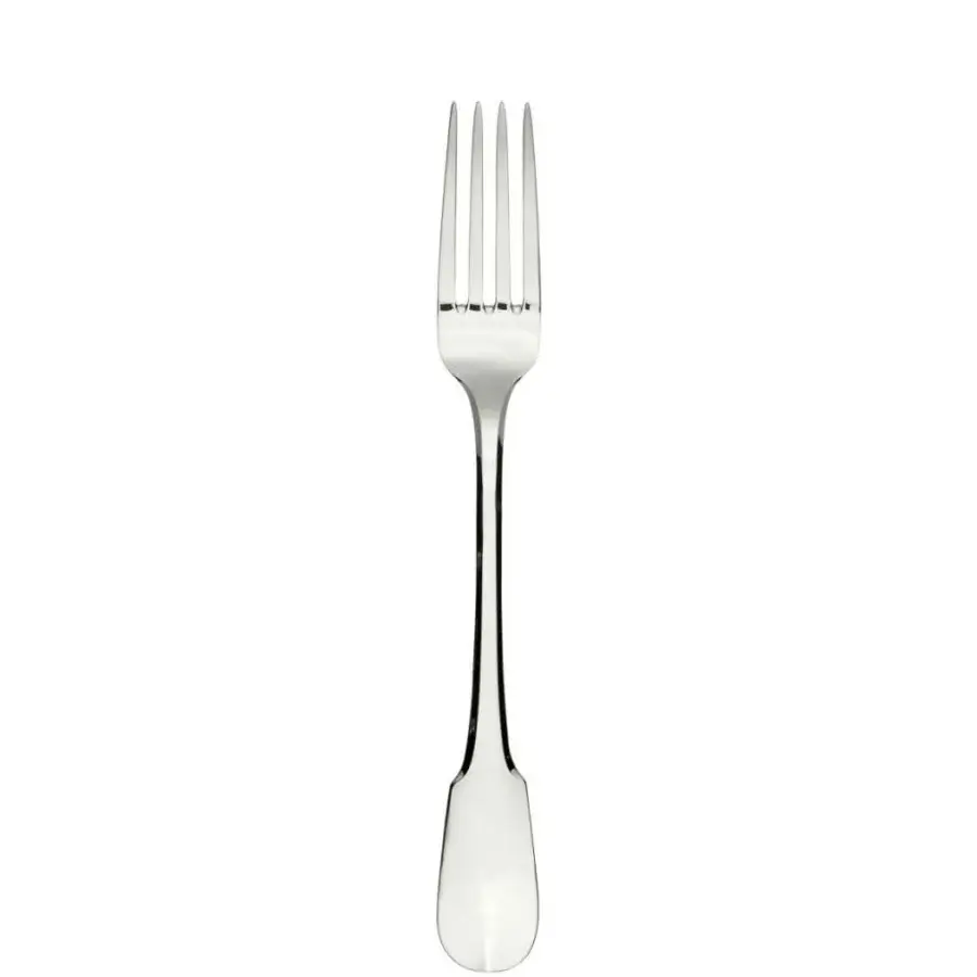 Superior Schiavon Scudo serving cutlery crafted from silver-plated alpaca with a highly polished glossy finish