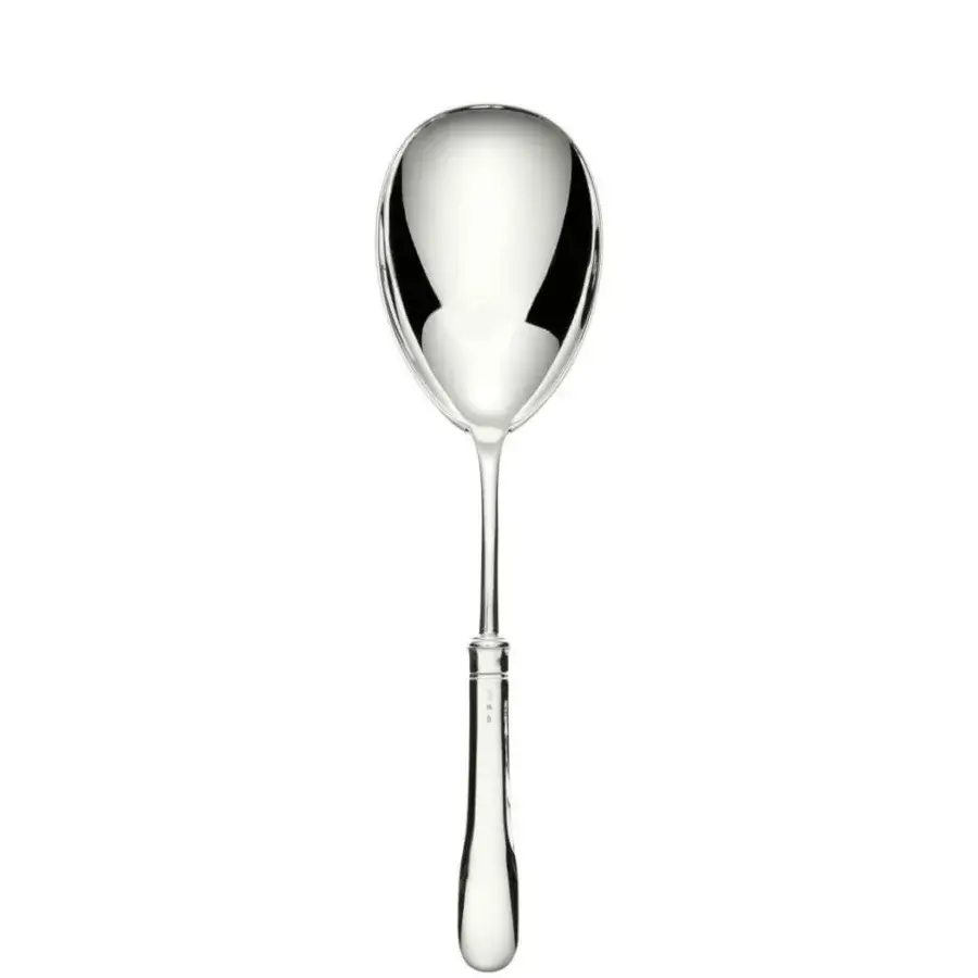 Lavish Schiavon Scudo serving cutlery crafted from silver-plated alpaca with a glossy, hand-finished Italian design