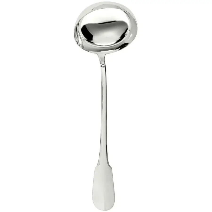 Exceptional Schiavon Scudo serving cutlery crafted from silver-plated alpaca with a highly polished glossy finish