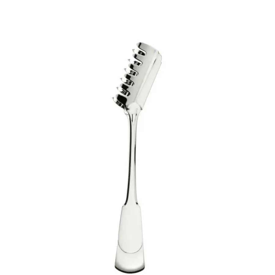Captivating Schiavon Scudo serving cutlery crafted in silver-plated alpaca with a glossy smooth finish