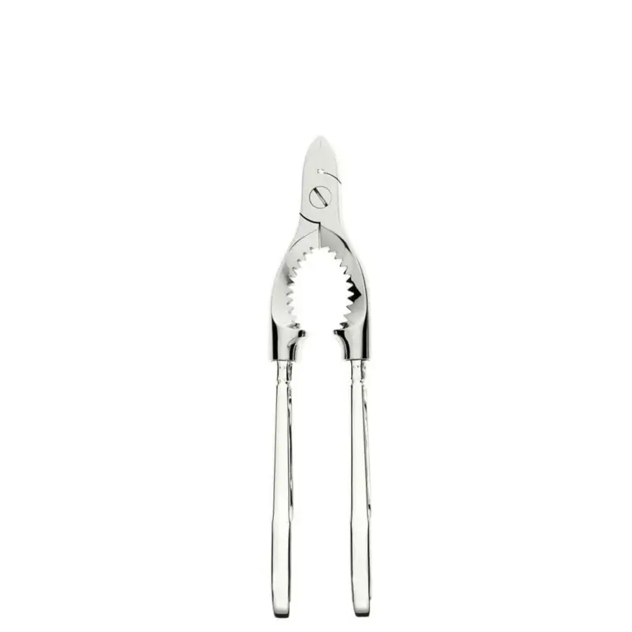 Elegant Schiavon Scudo serving cutlery crafted in Italy with stainless steel joined to silver-plated alpaca and glossy eco-friendly resins