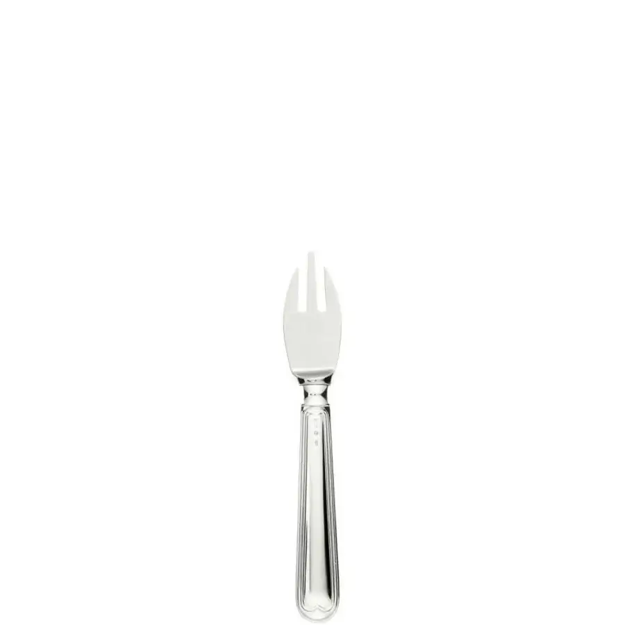 Exquisite Schiavon Mauriziano Cheese Cutlery set crafted in silver-plated alpaca with delicate curves and balanced weight for serving cheeses
