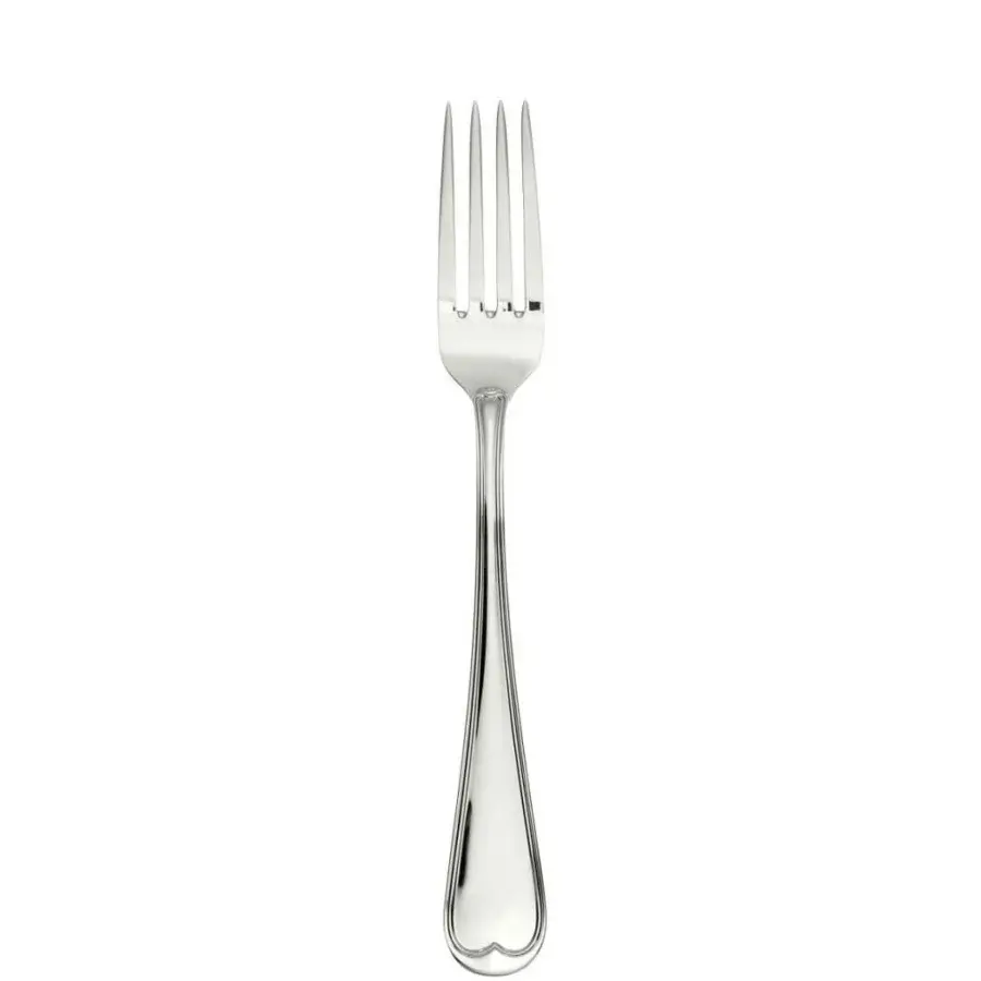 Elegant Schiavon Mauriziano serving cutlery with silver-plated alpaca construction and a polished silver finish embodying Italian craftsmanship