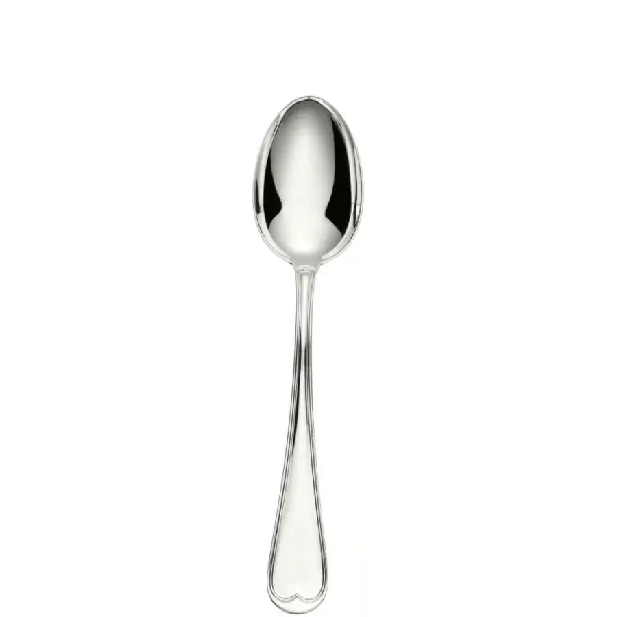Superior Schiavon Mauriziano serving cutlery crafted in Italy with silver or silver-plated alpaca and a hand-finished bright tone