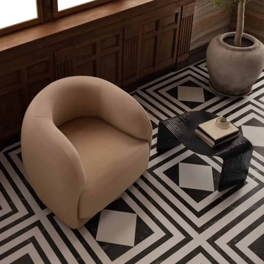 Elegant Arketipo Blackjoy coffee table crafted in dark striped glass with a forward-thinking layered construction and striking black finish