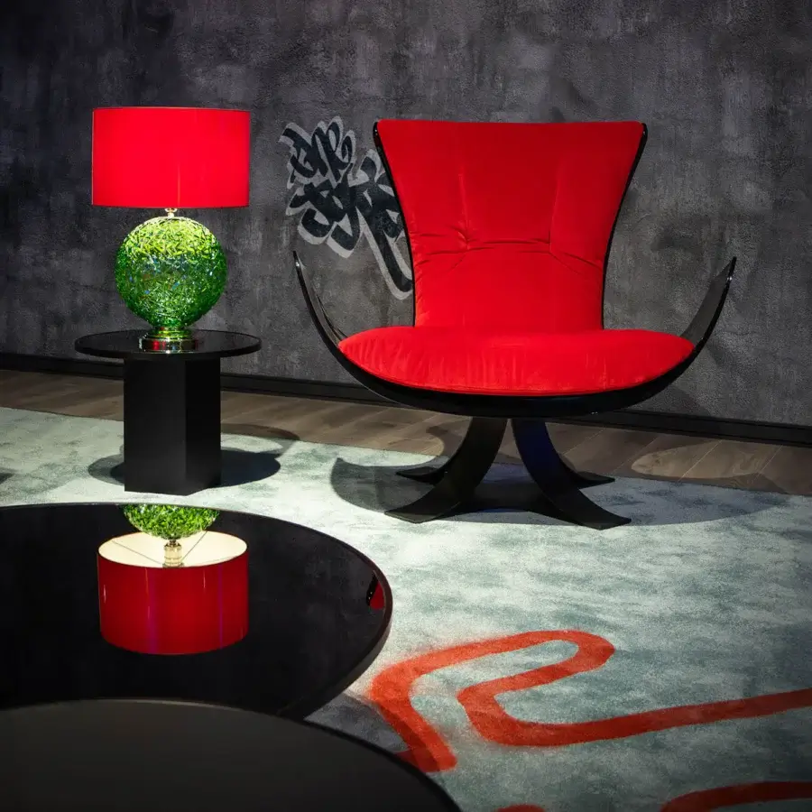 Distinguished Joker Home Collection FO-2510 coffee and side table in veneer with a striking mirror tabletop and matte finish