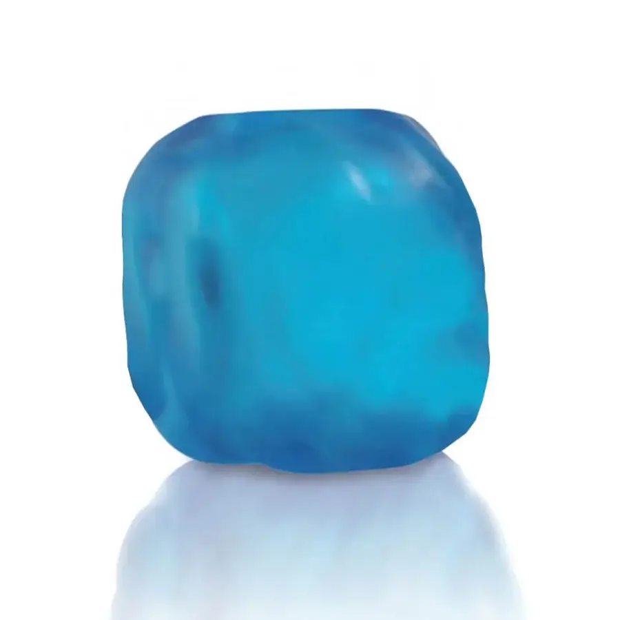 Luxury Wave Murano Glass Masse Murano vase crafted from vibrant turquoise Murano glass with a glossy finish