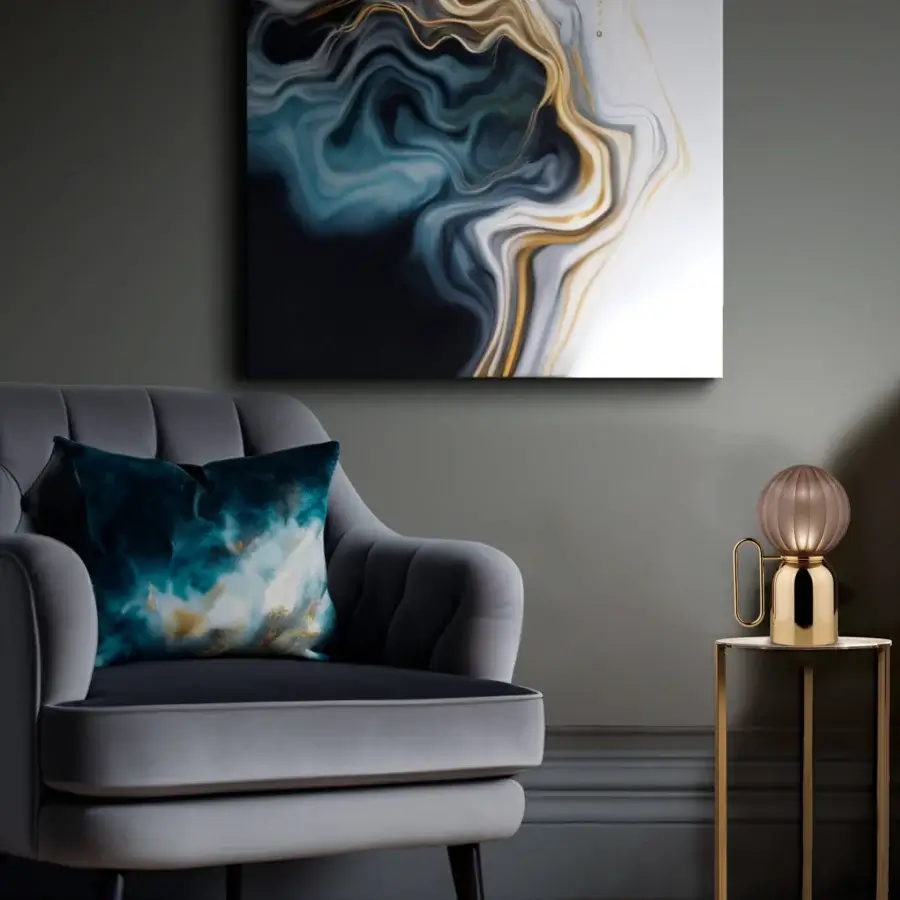 Exceptional Euroluce Atlas table lamp with translucent shade and polished gold metal base crafted in Italy