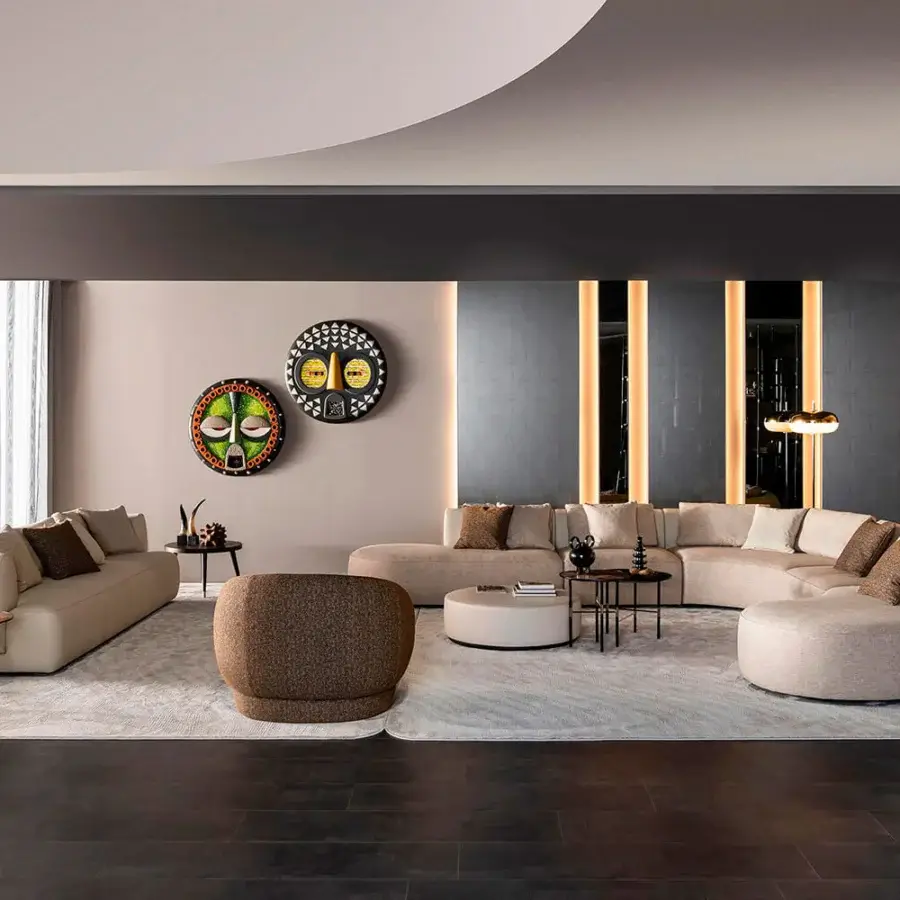 Captivating Sicis Mask Capsule Collection mask handcrafted in Italy with natural wood, mosaic tesserae, and Vetrite glass inserts, boasting a matte finish