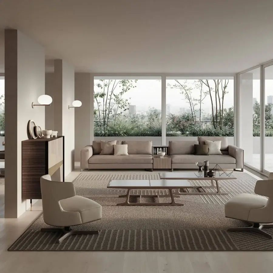 Elegant Oluce Alba wall lamp crafted in Italy with warm white metal and translucent shade offering a satin finish