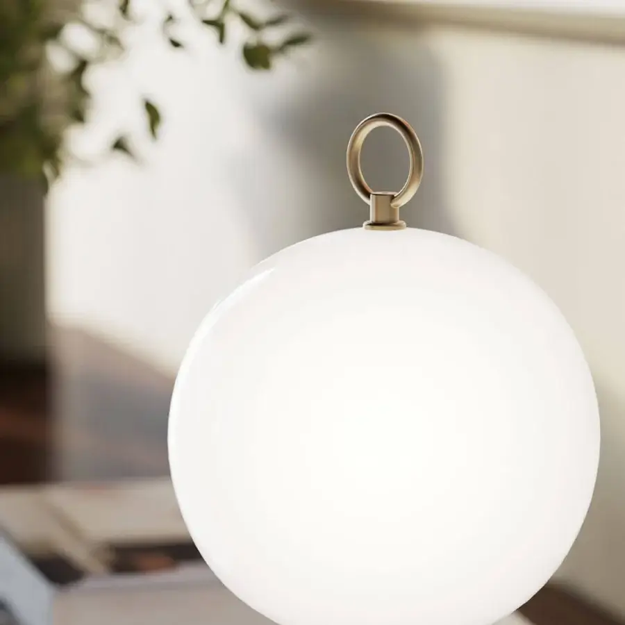 Exclusive Masiero Bozu table lamp with luminous Murano triplex glass, galvanized metal and matt black painted finish