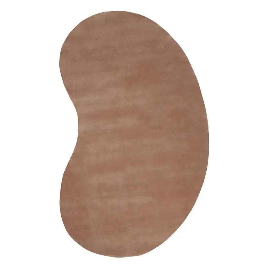 Exceptional Amini Ciclopi-Sasso rug hand-knotted in pure organic wool with a hand-washed, clipped, and carved finish