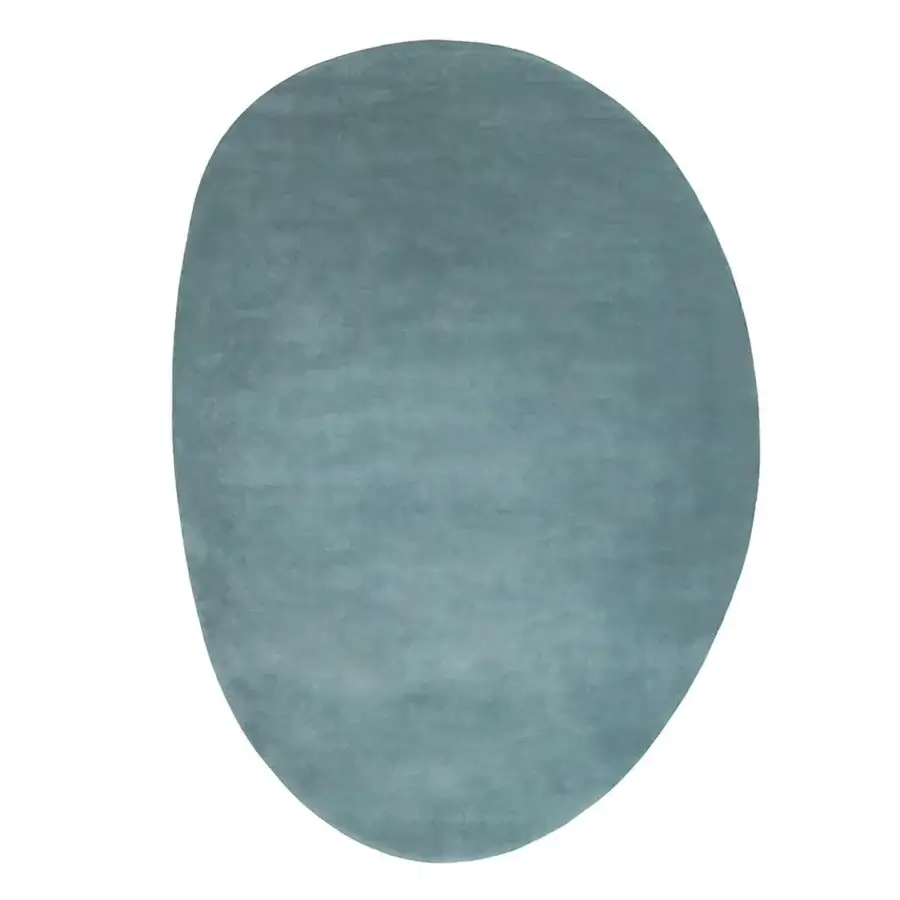 Distinguished Amini Ciclopi-Pietra rug hand-knotted in pure organic wool with a hand-washed, clipped and carved finish