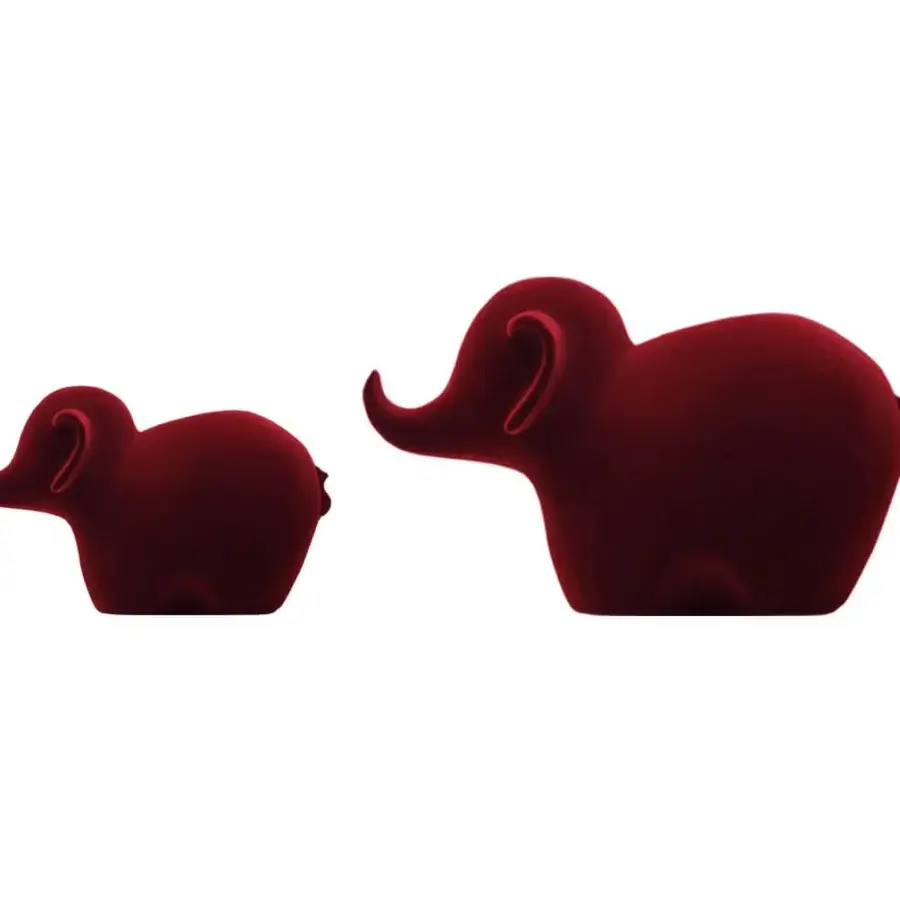 Superior Adriani e Rossi Dumby sculpture pairing in sumptuous burgundy velvet with a matte textile surface