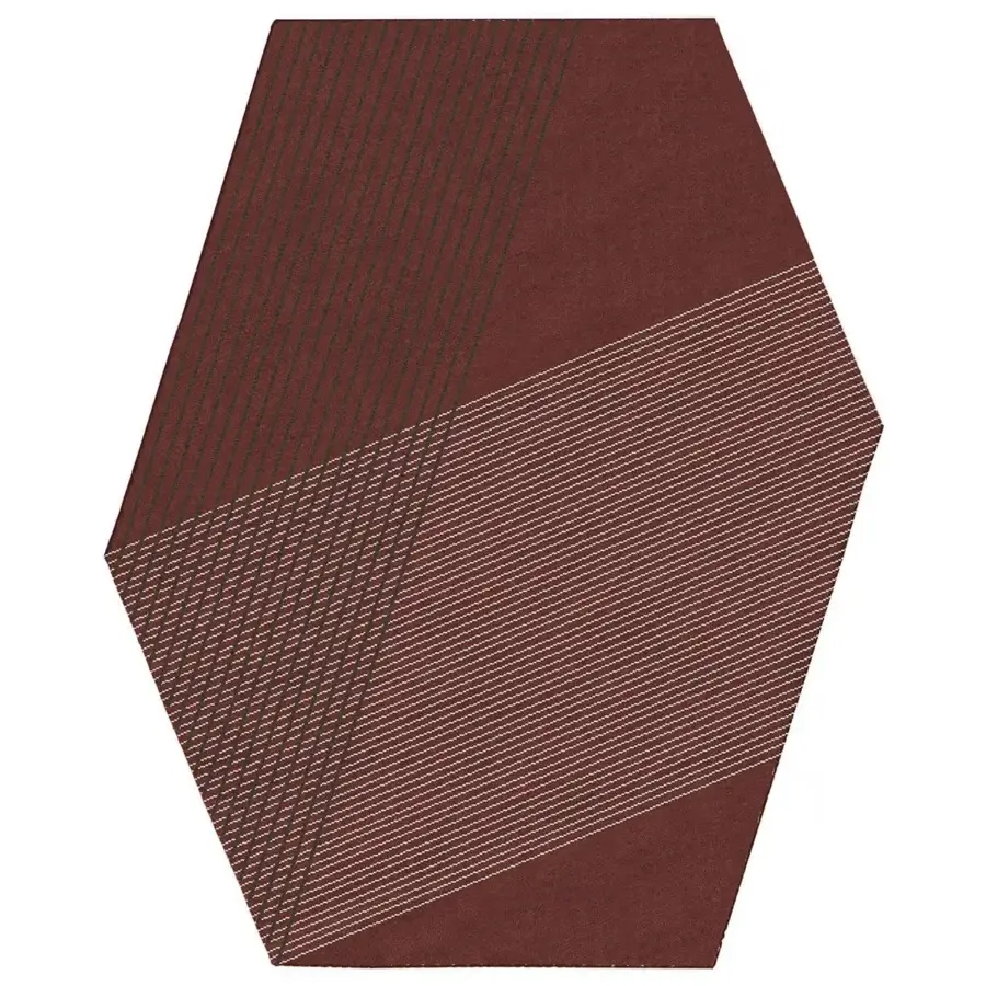 Lavish Amini RD Grid Kilim rug handwoven from fine Indian wools with a faded reddish-brown grid and low pile finish