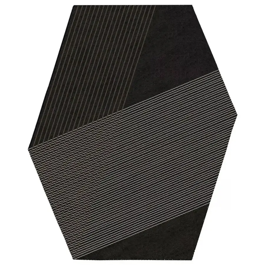 Distinguished Amini RD Grid Kilim rug handwoven from fine Indian wools with a low pile and shimmering lines