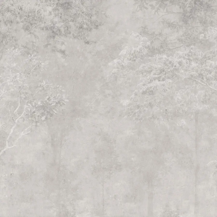 Distinguished Adriani e Rossi Enchantment wallpaper with a monochromatic forest scene and soft-touch finish crafted in Italy