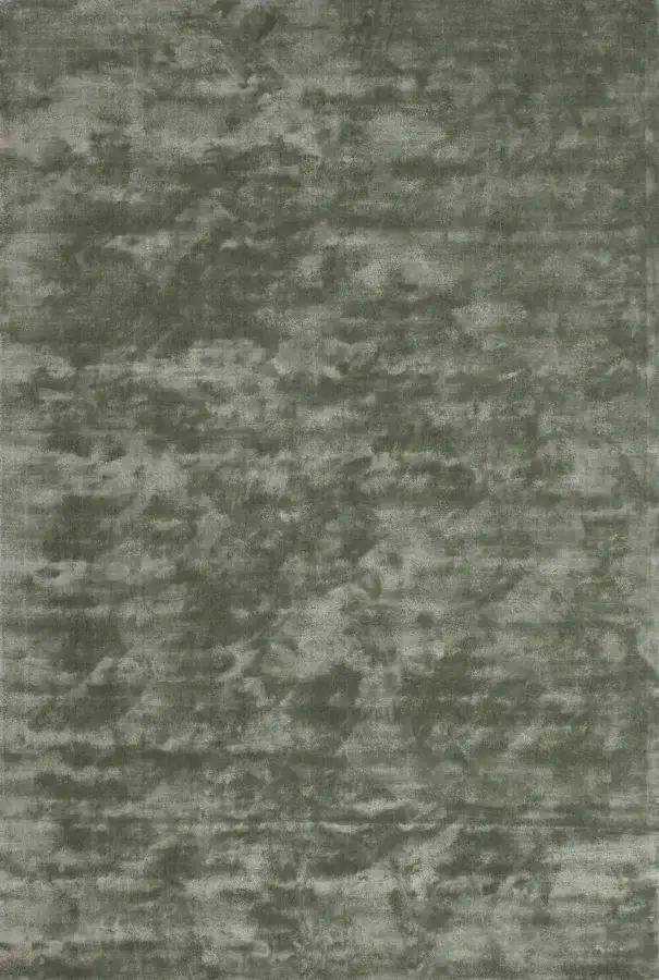 Superior Egoitaliano Eros rug woven in olive green polyamide with synthetic jute backing and matte finish