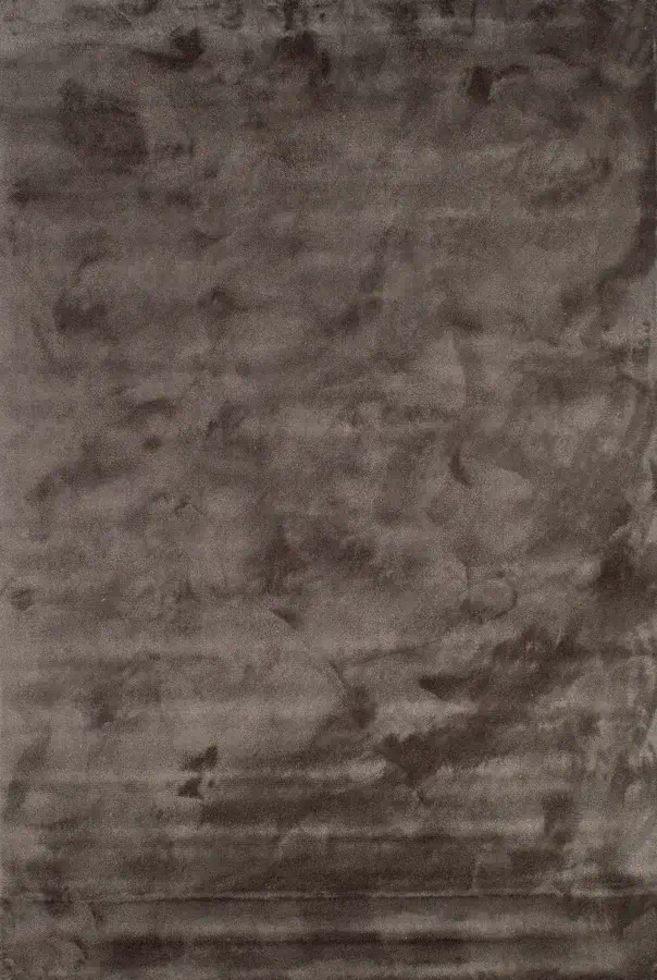 Superior Egoitaliano Eros rug in dark brown polyamide with subtle tonal variations and synthetic jute backing
