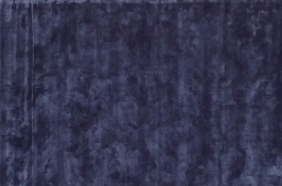Exceptional Egoitaliano Petra rug with deep navy cotton and breathable tencel offering a remarkably soft textured surface