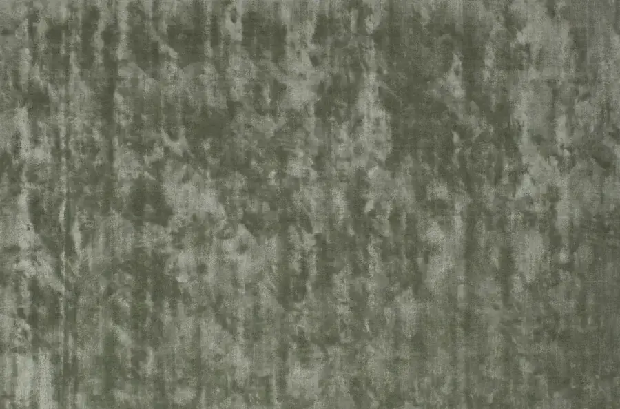Exceptional Egoitaliano Petra rug with a subtly mottled olive-toned surface crafted from cotton and breathable tencel