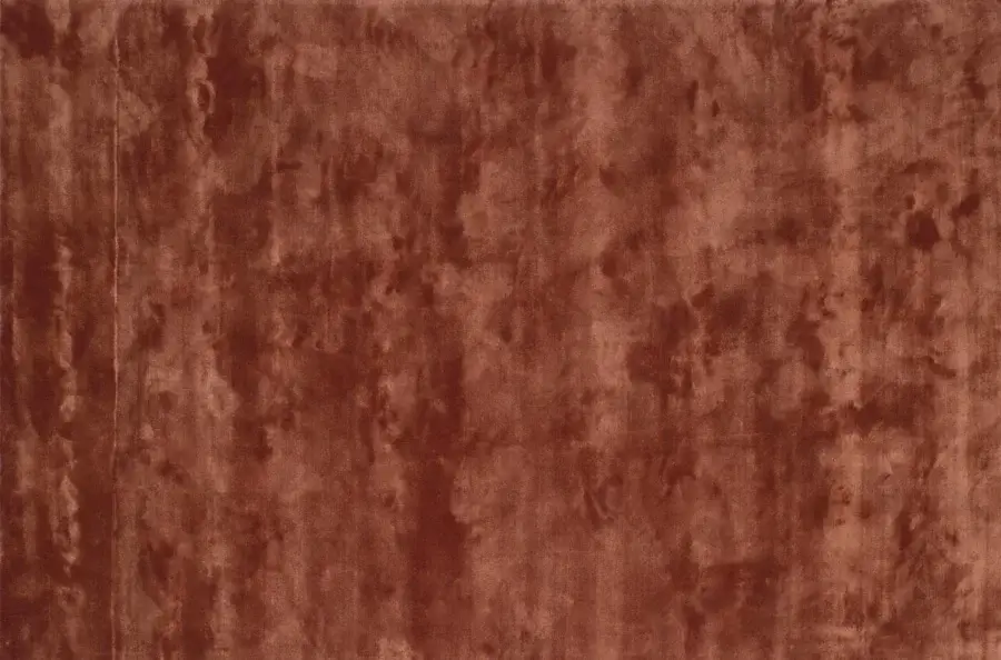Exceptional Egoitaliano Petra rug in terracotta with organically textured cotton and breathable tencel embodying Italian craftsmanship