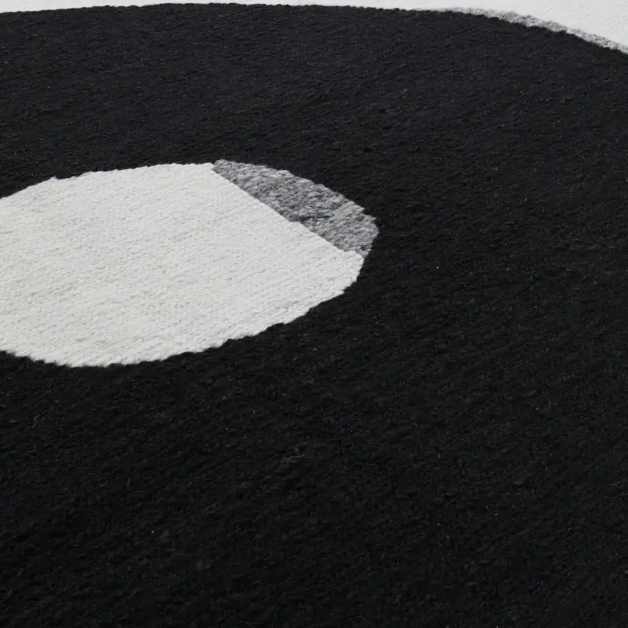 Lavish Amini Jean rug displaying a modern organic design woven with soft wool and hand-clipped finish