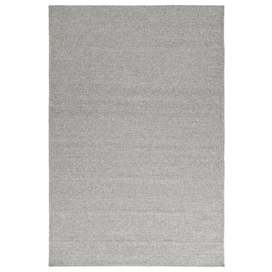 Superior Amini Plain rug hand-braided in India with polypropylene, viscose, and polyester, presenting a muted grey tone and hand clipping