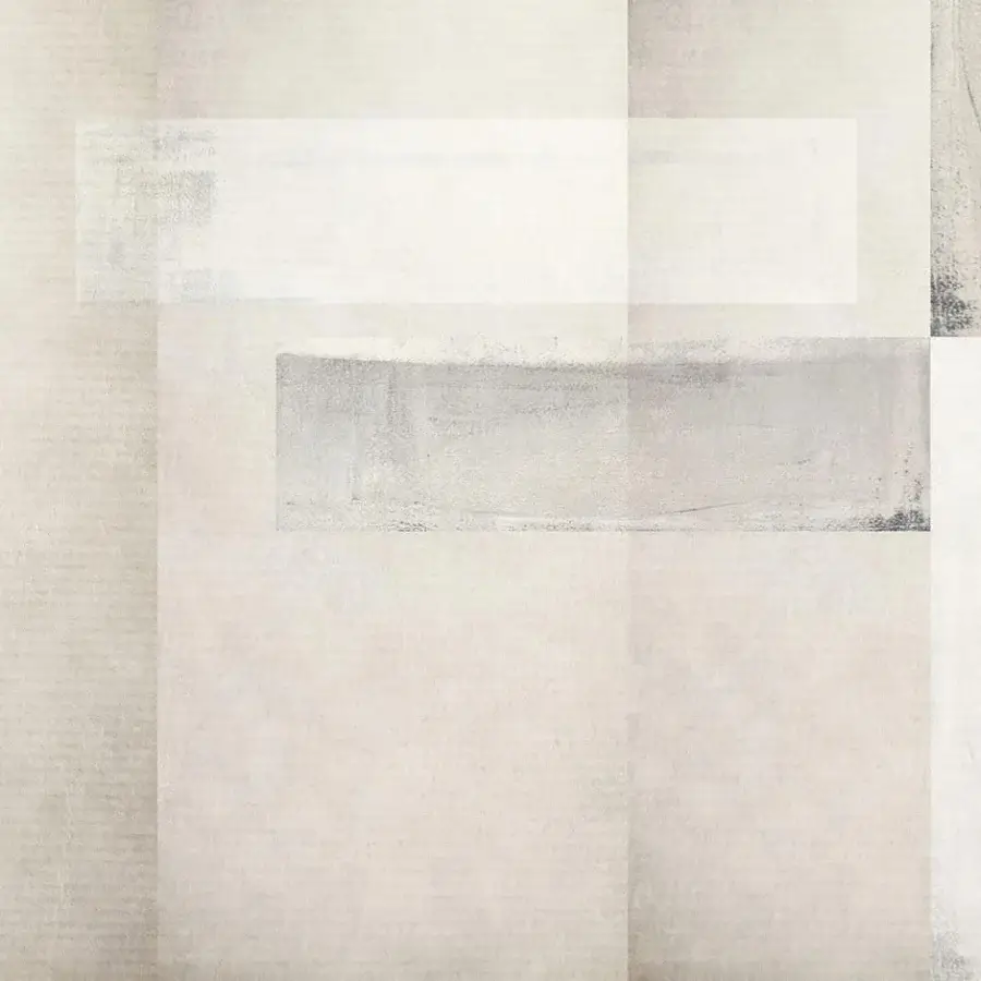 Superior Adriani e Rossi Opera wallpaper with geometric shapes in off-white and light gray tones crafted with a fiberglass base