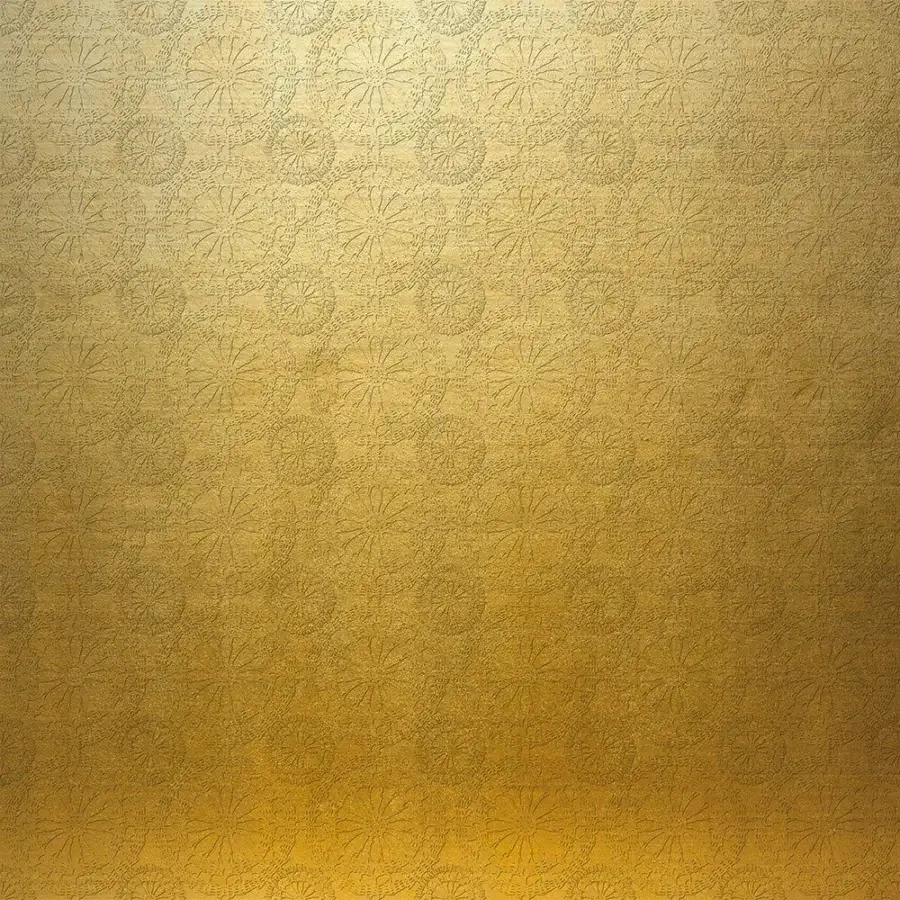 Distinguished Adriani e Rossi Bohemian wallpaper with radiant gold tone and subtly textured fiberglass base layer