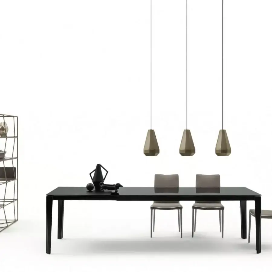 Distinguished Bontempi Lexington bookcase crafted in Italy with a matte dark metal frame and architectural lines