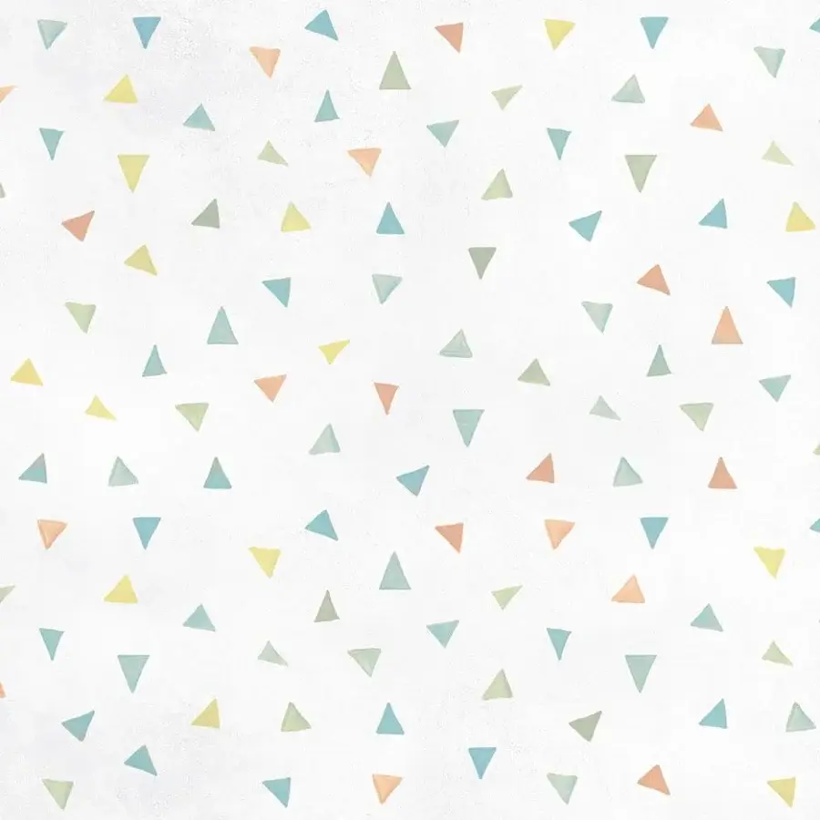 Distinguished Adriani e Rossi Kids Triangles wallpaper in soft pastel shades with a fiberglass finish for lasting beauty