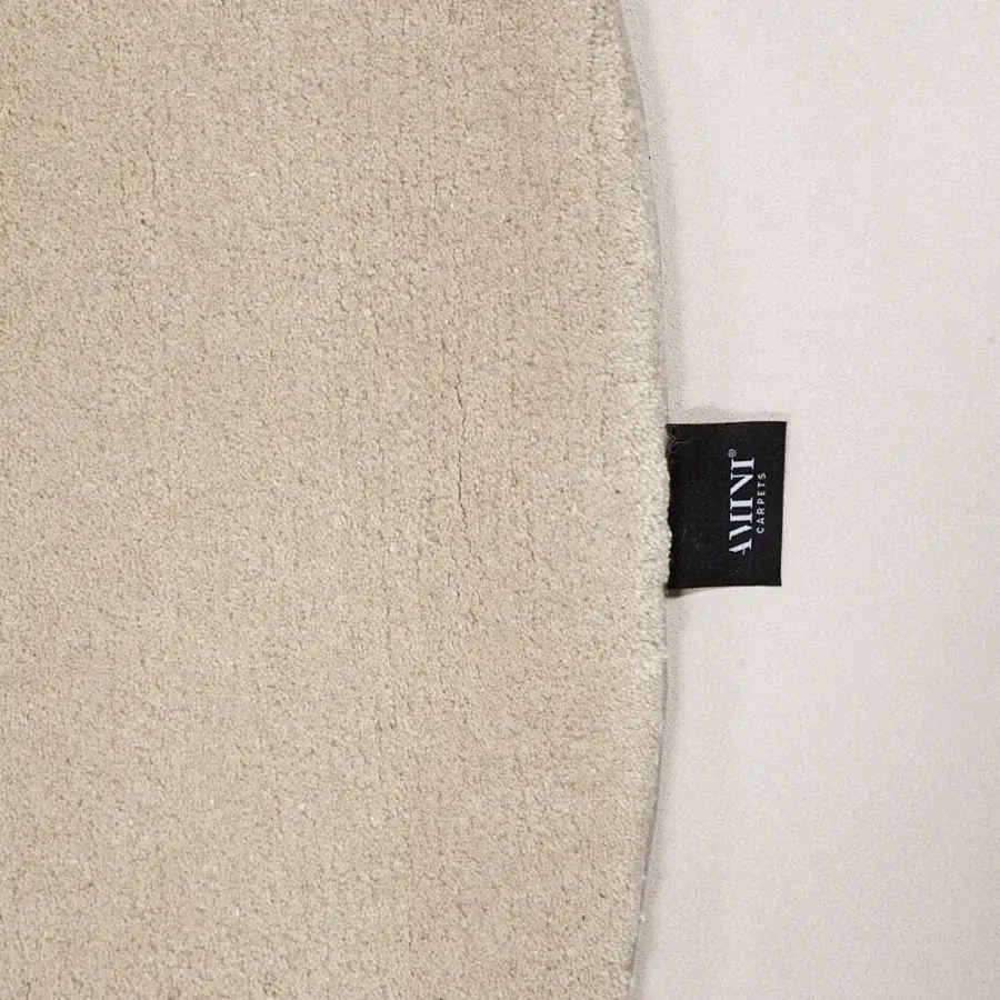 Exquisite Amini Teorema Hybrid rug hand-tufted in India with a wool and tencel blend, showcasing a two-level pile finish