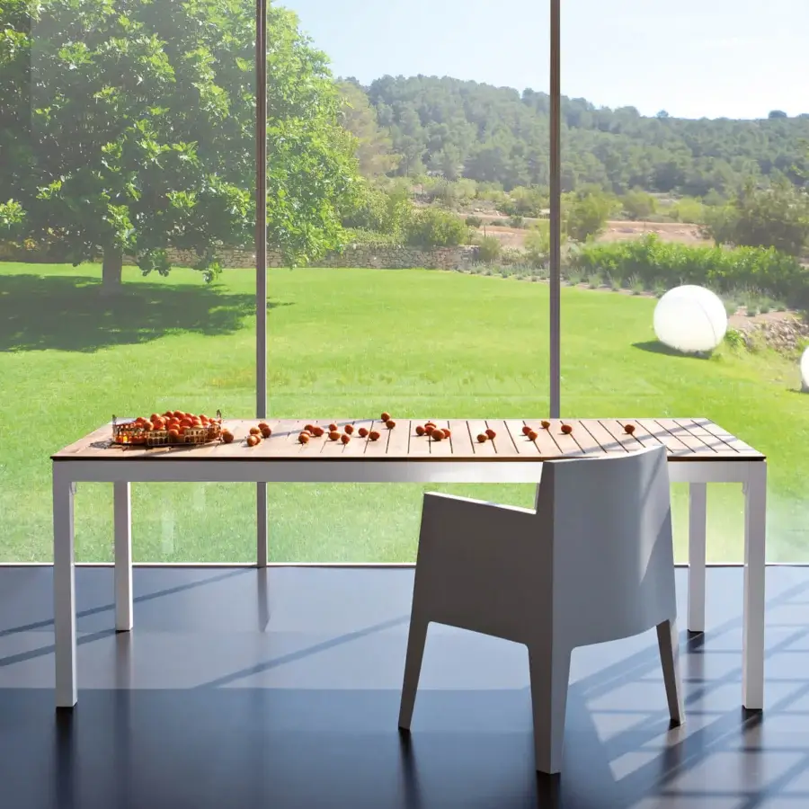 Elegant Driade Toy armchair with sculptural form built in matte white polypropylene