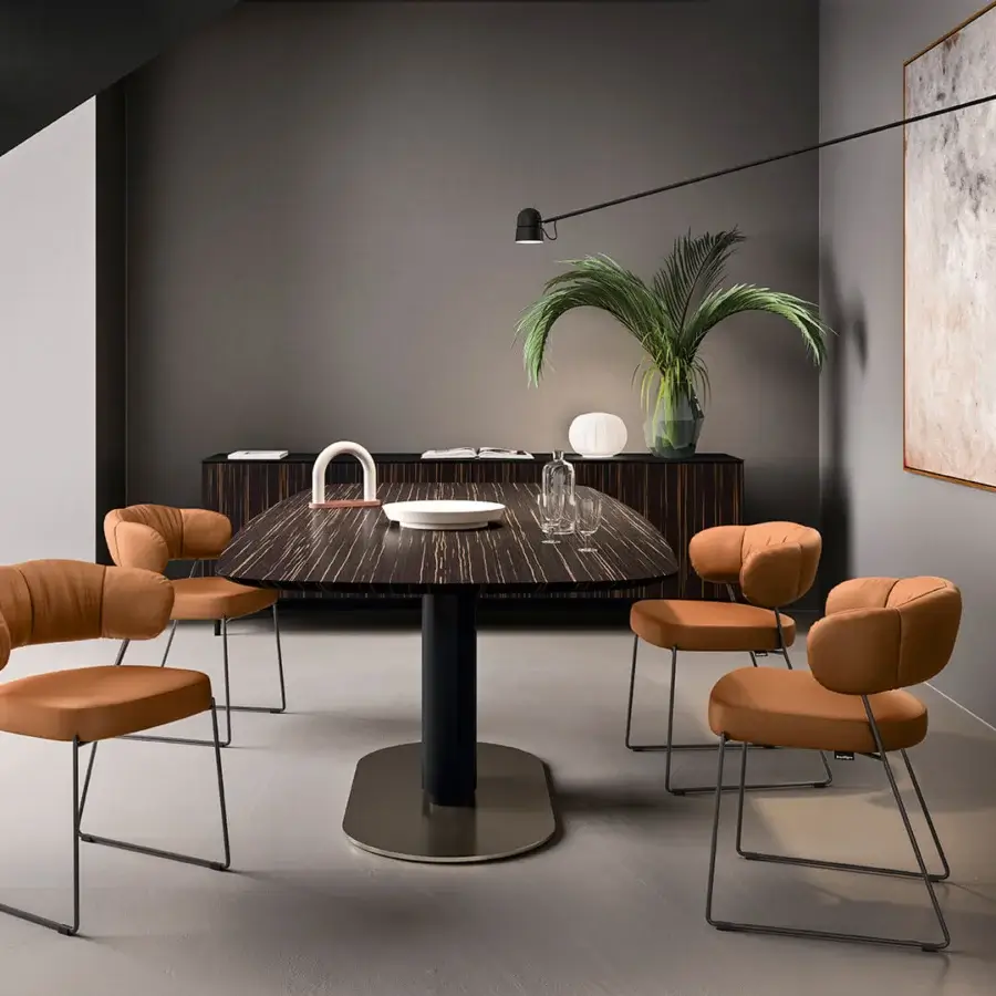 Distinguished Luceplan Counterbalance wall lamp crafted in matte black painted steel with a sleek aluminum head